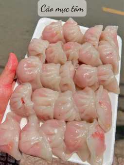 Há Cảo Tôm Mực - loại Đặc Biệt 900g ( thịt mực tươi, tôm xay chuẩn vị  người hoa)