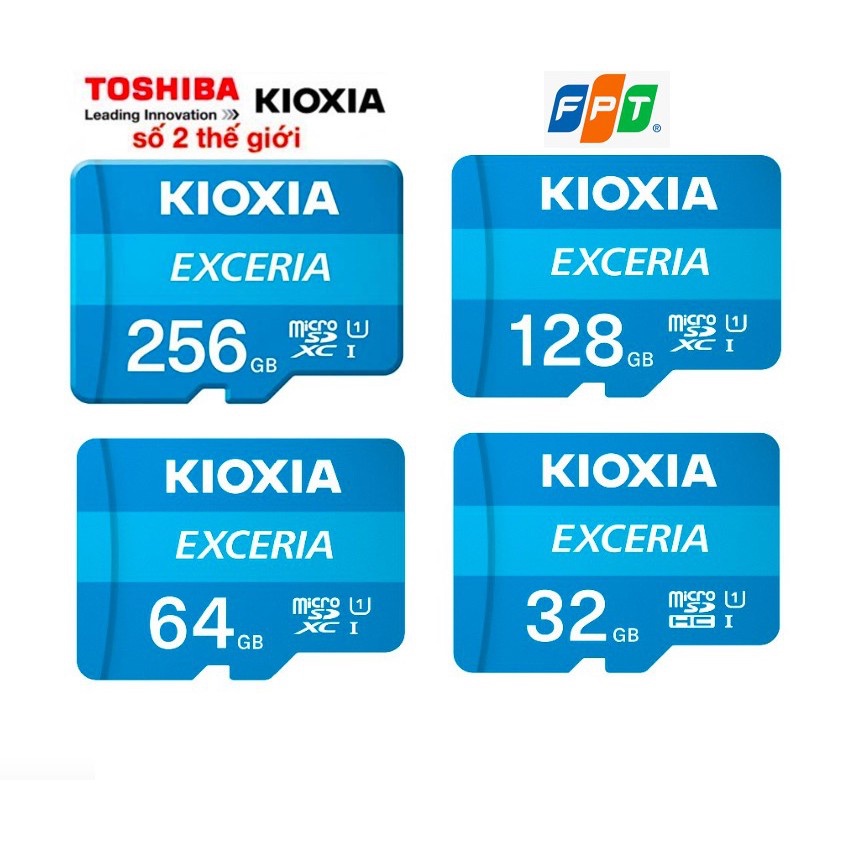 Thẻ nhớ micro sd kioxia 64gb m203 sdxc uhs-i 100mb/s full hd