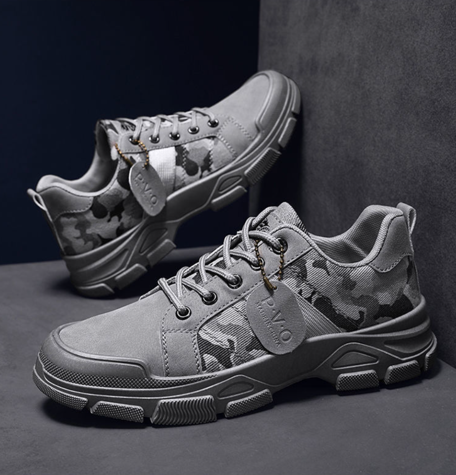 - Giày bốt nam bốt cổ thấp giày thấp cổ buộc dây phiên bản Martin boots canva 2022