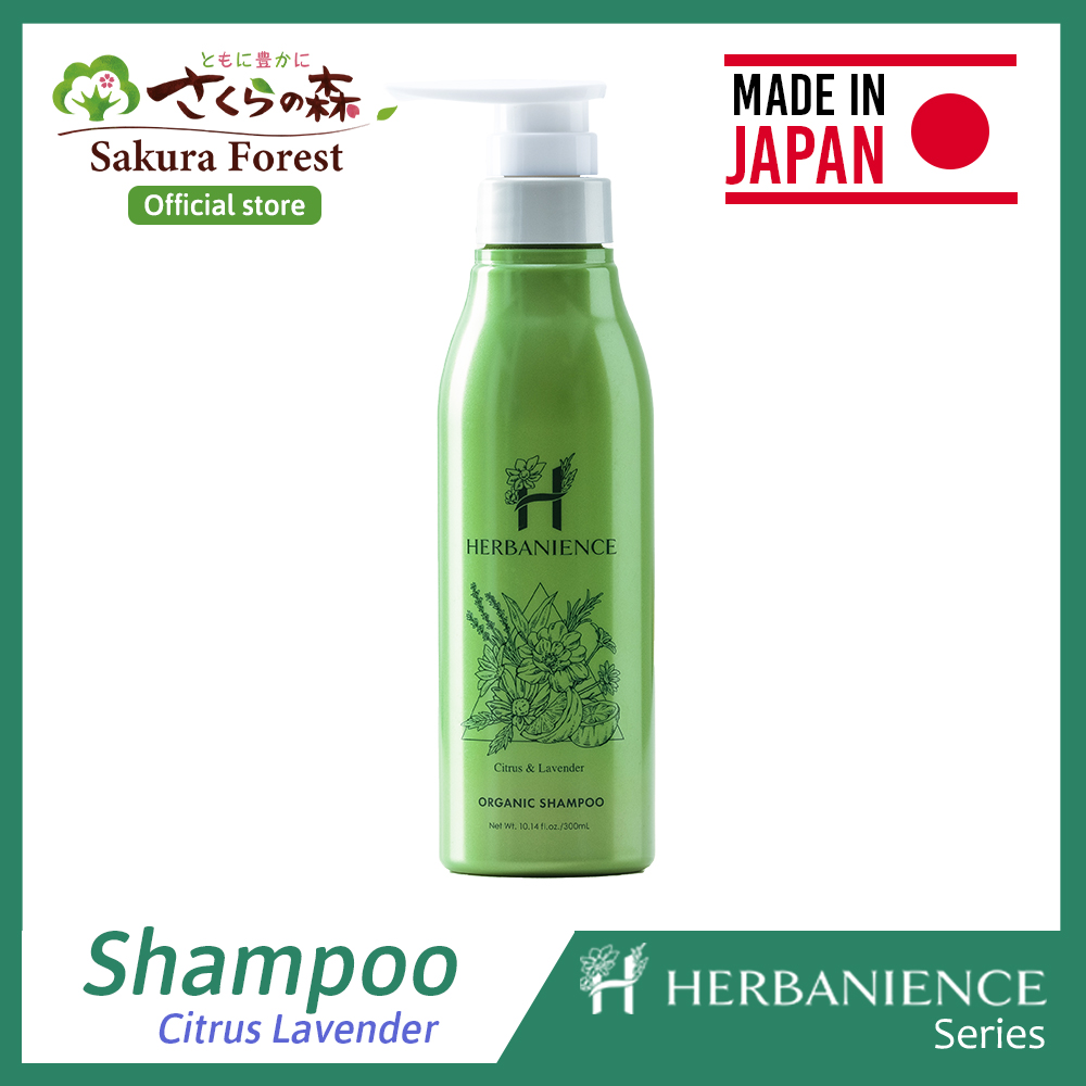 Gambar [Made in Japan] HERBANIENCE Organic Fragrance Shampoo | Citrus Lavender Shampoo| Smoothen and Freshen your hair