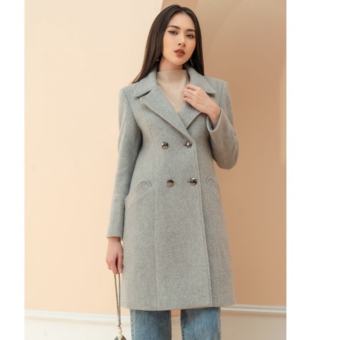 Áo khoác Mangto nữ chất vải dạ hàn cao cấp Orchid CD23A239