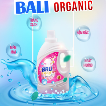 Nước Giặt Hữu Cơ BALI ORGANIC Công Nghệ Hàn Quốc - Can 3,2L