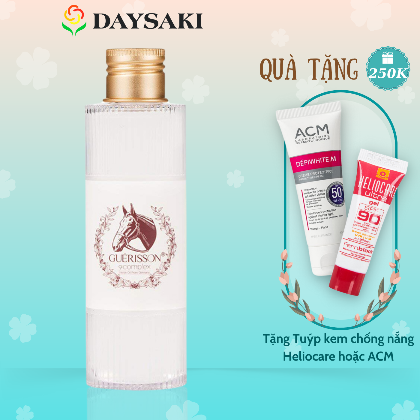 Guerisson Nước Hoa Hồng Chiết Xuất Dầu Ngựa Horse Oil Skin 130ml