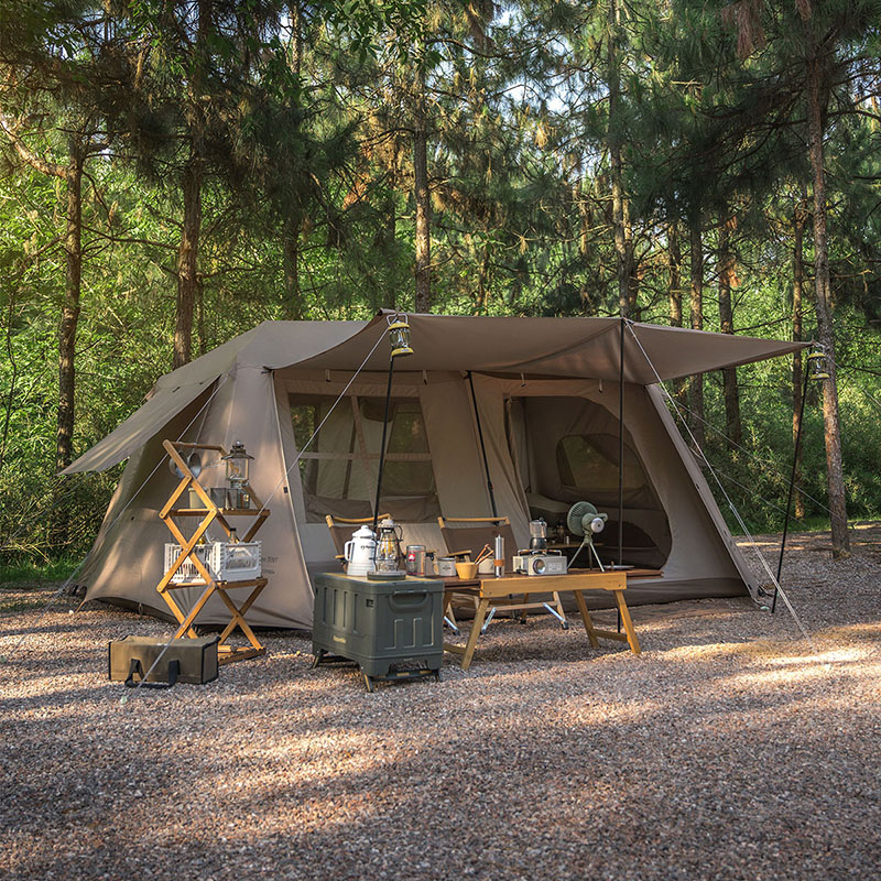 Naturehike Two-Room Ridge Automatic Tent Outdoor Camping Waterproof And Windproof Tent Village 13 · v21