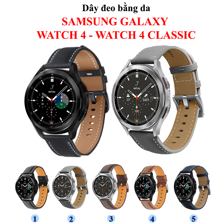 [Galaxy Watch 4 Classic] Dây đeo da đồng hồ Samsung Galaxy Watch 4Classic