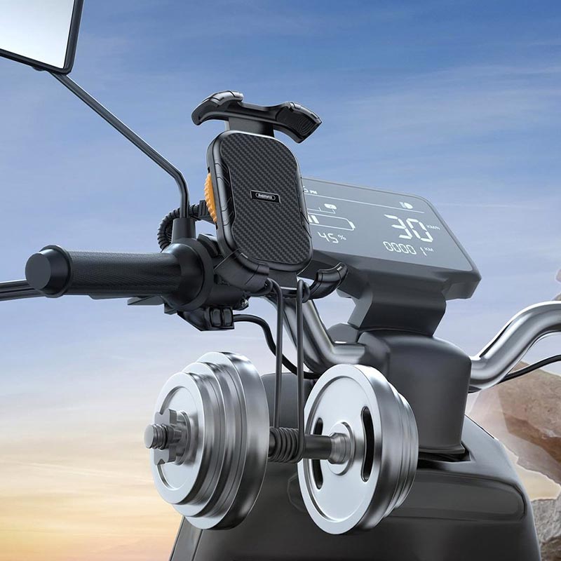 Gadgetoo Remax Rm-C01 Fiyo Series Bike Motorcycle Phone Holder