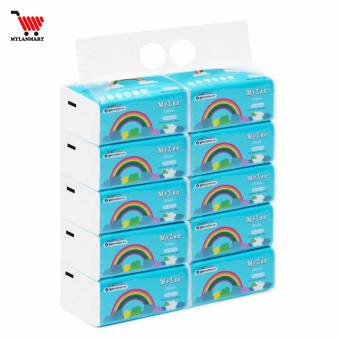⛔FREESHIP⛔ Bịch 10 gói giấy ăn cầu vồng My Lan (LOẠI CẦU VỒNG - MY LAN)