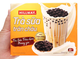 Hộp Trà Sữa Trân Châu Hillway 416g (8 Gói x 30g)