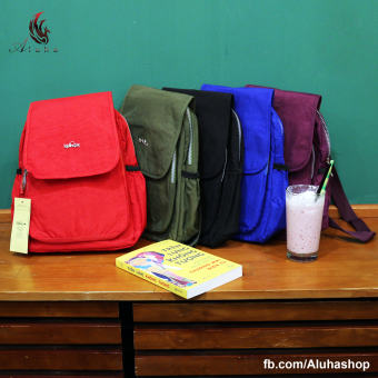 Balo KIPLING nắp đậy nút nam châm trang nhã lịch sự cho học sinh, sinh viên đi học, đi chơi - BL118 - Aluha