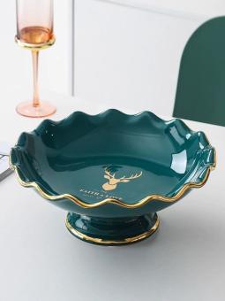 Khay đựng hoa quả bằng men sứ cao cấp