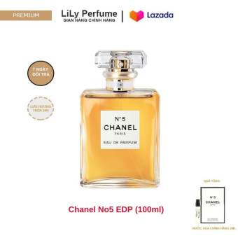 Nước Hoa Chanel, Nước Hoa Nữ Chanel No5 Eau De Parfum 100ml - Nước hoa nữ thơm lâu. Nước hoa chính hãng. Dầu thơm cho nữ