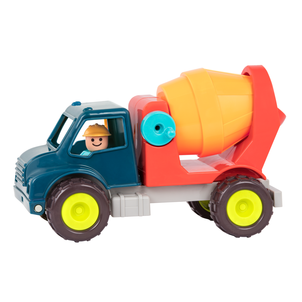 Concrete Mixer Toy Truck For Toddlers - Handmade Assembly
