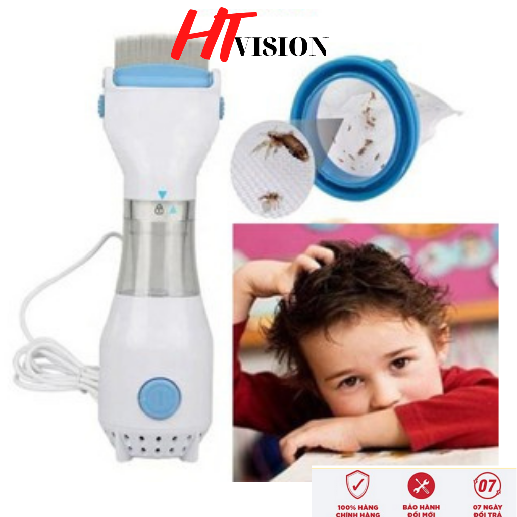 Lược - Máy chải chấy, rận thông minh dùng từ tính hút chấy, trứng chấy – dùng cho bé và thú cưng