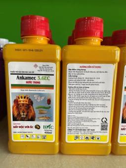 Thuốc trừ sâu Ankamec 3.6EC nước trong- 450ml (abamectin 3,6 g/l) - VTNN Năm Bưu