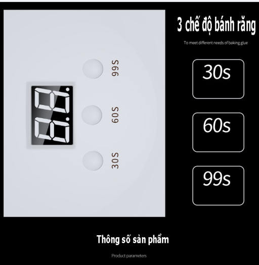 Máy hơ móng tay sơn gel Star nhanh khô, máy hong khô móng tay, móng chân 36W