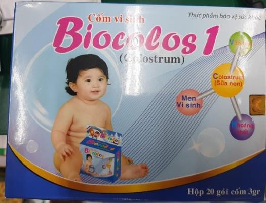 Cốm vi sinh Biocolos 1 – Hỗ trợ giúp bé ăn ngon, tiêu hóa khỏe (Hộp 20 gói)