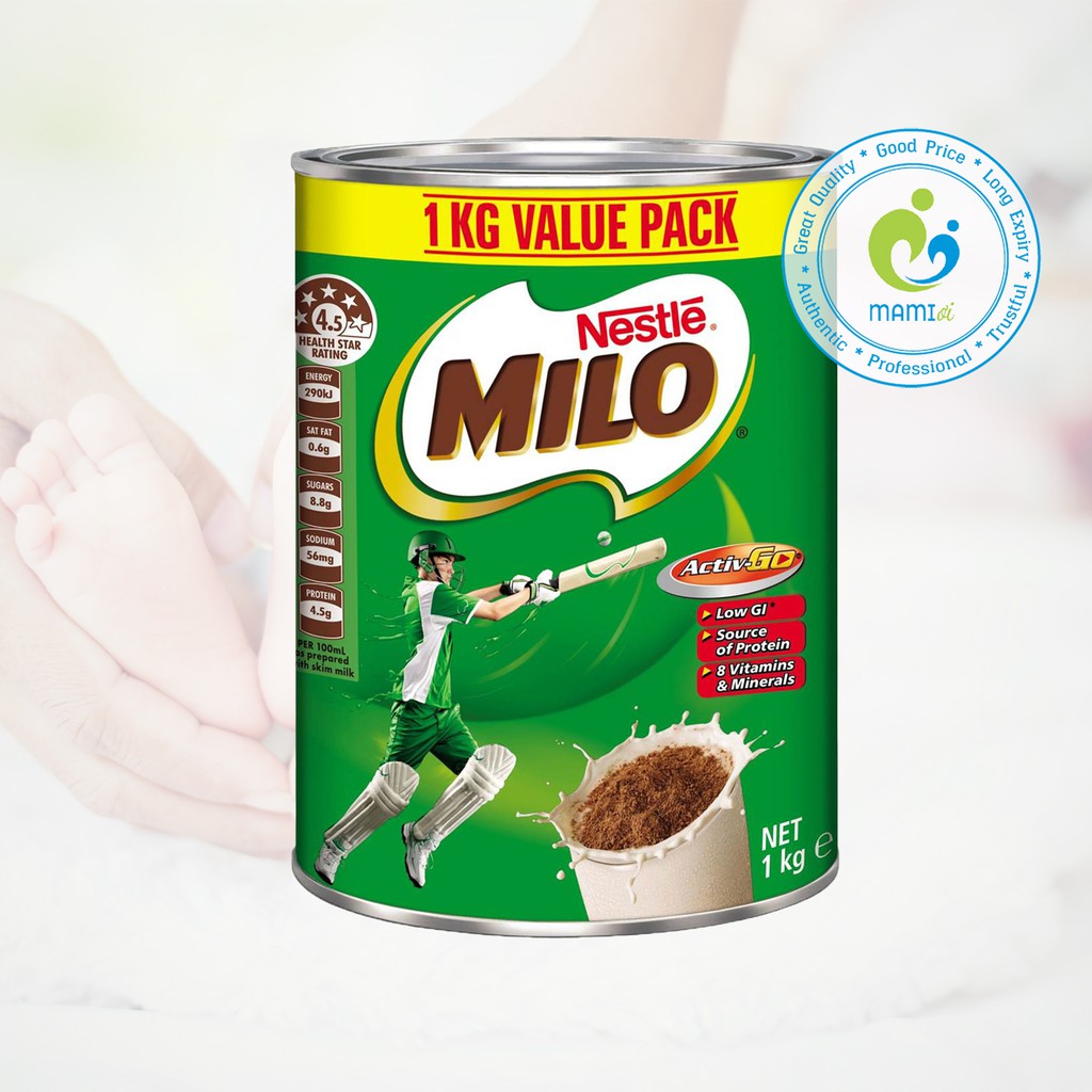 Sữa Nestle Milo, Úc bổ sung dưỡng chất tăng chiều cao, miễn dịch, phát triển trí não cho bé từ 2 tuổi và người lớn