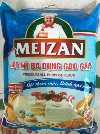 Meizan bột mì đa dụng cao cấp, gói 500g, bột làm bánh ngon từ lúa mì Úc thượng hạng, không chất bảo quản, HSD còn nhiều | Tạp hóa Ánh Thảo