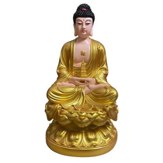 Bán chạy Tôn Tượng Dược Sư Lưu Ly Quang Vương Phật Cao 30cm chất liệu nhựa Composite