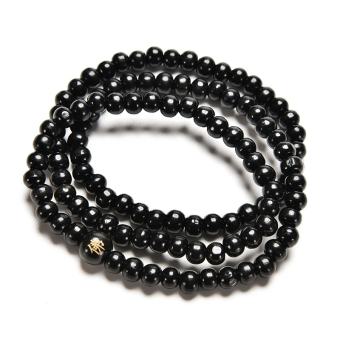 Gỗ Đàn Hương Mới Phật Thiền Cầu Nguyện Chuỗi Hạt Vòng Tay Màu Đen