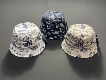 Nón thời trang, mũ Bucket vành tròn NY MLB Vành Cụp vải Kaki siêu đẹp (Ảnh thật)