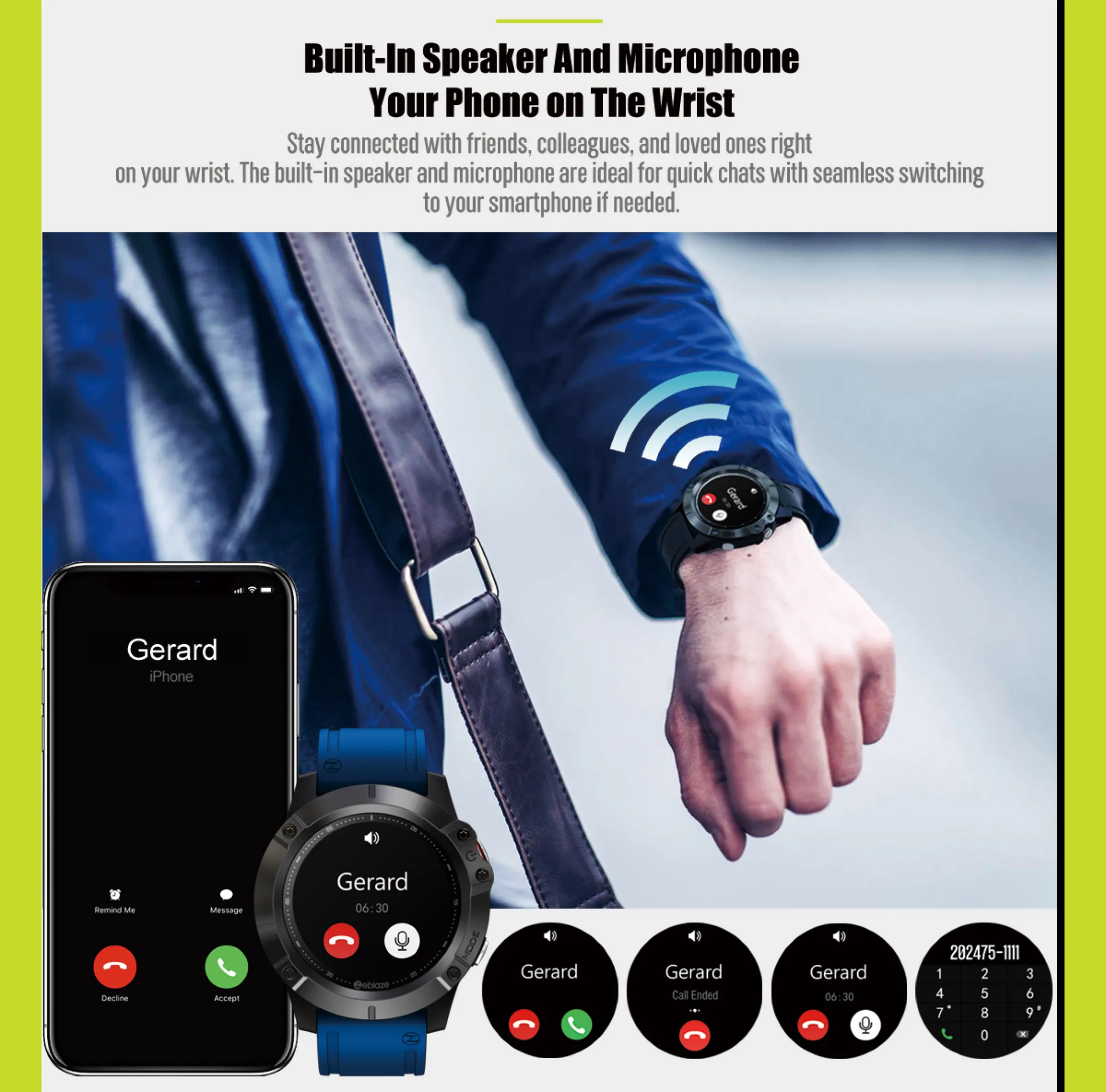 Zeblaze VIBE 6 Smart Watch with BT Call Sports Watch IP67 Waterproof 10