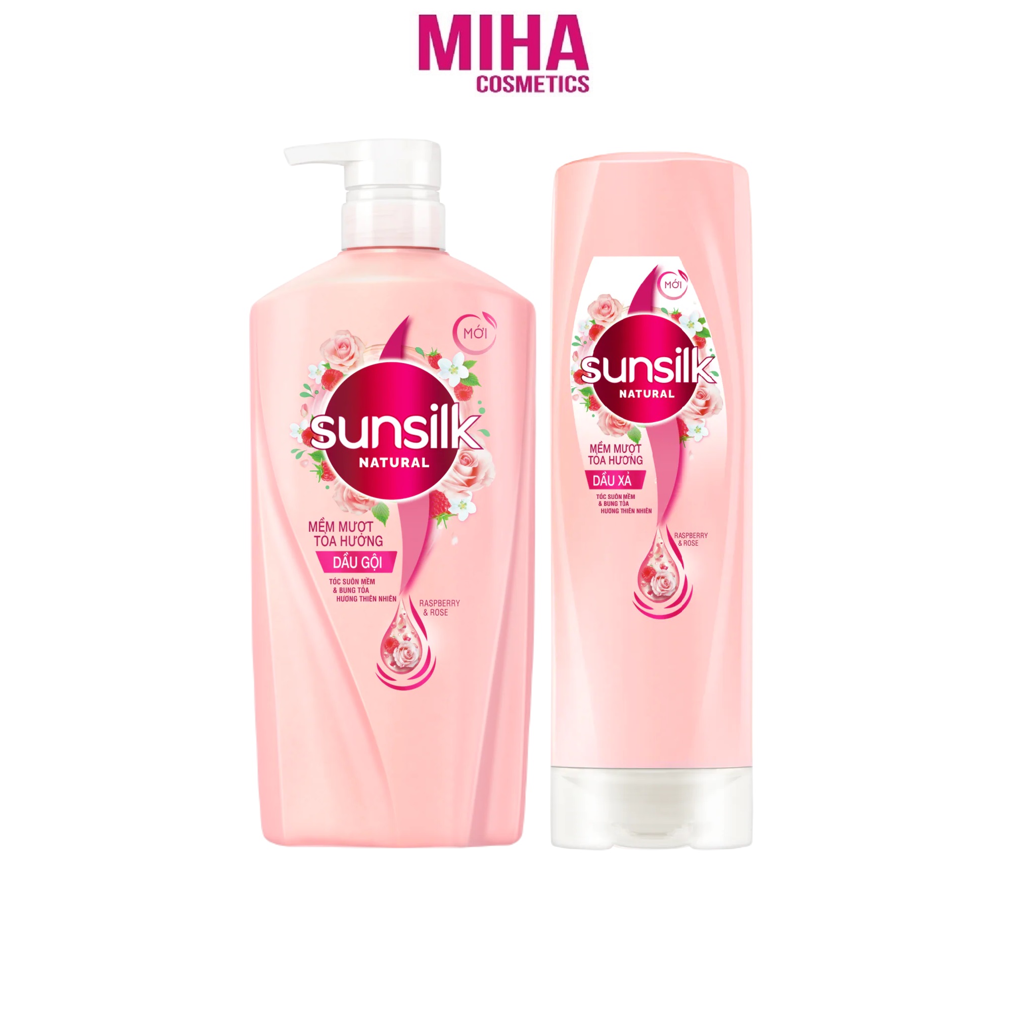 COMBO 2 Chai Dầu Gội Và Dầu Xả SUNSILK Mềm Mượt Tỏa Hương