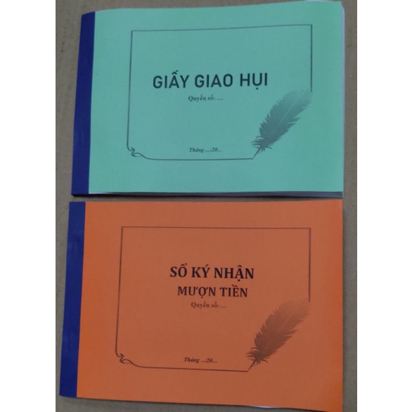 Giấy ký nhận mượn tiền, giấy vay nợ