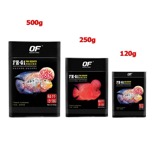 Fh-g1 pro redsyn thức ăn cao cấp lên màu cho cá la hán