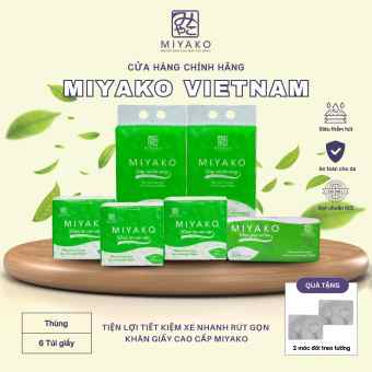 : 3 Khăn ăn cao cấp + 2 Giấy rút đa năng (Treo Tường) + Khăn giấy rút lụa