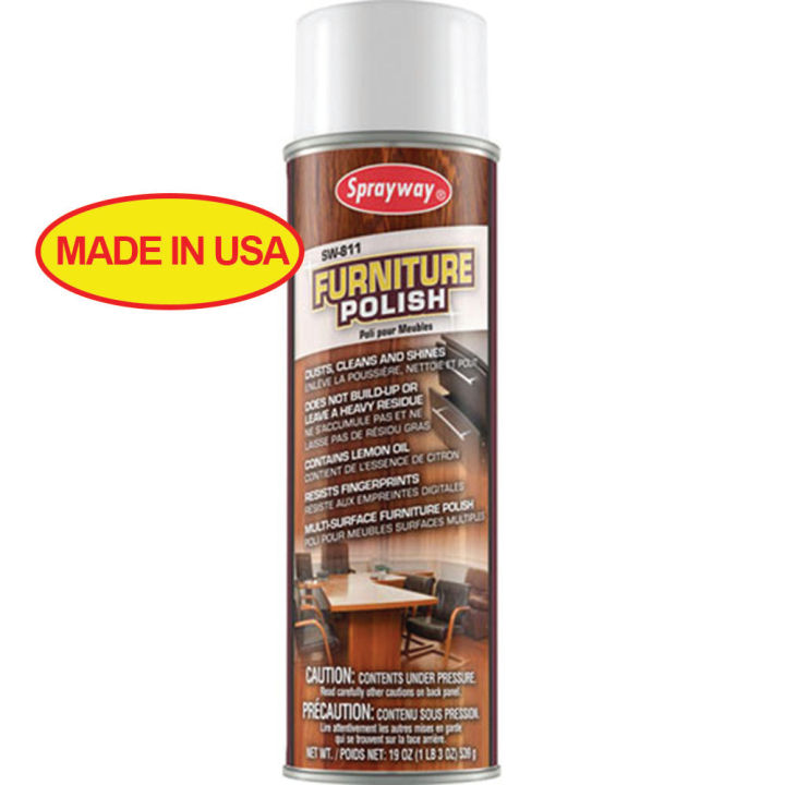 Chai xịt vệ sinh đồ gỗ và nội thất Sprayway Furniture Polish Từ Mỹ