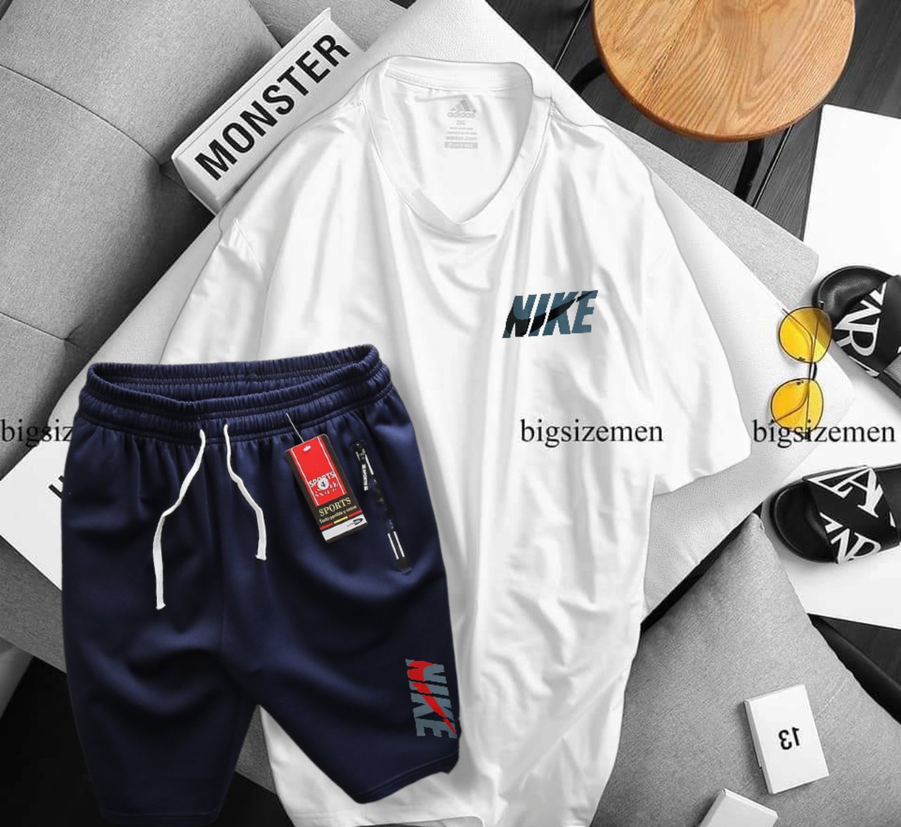 Set bộ quần áo thể thao mùa hè bigsize nam
