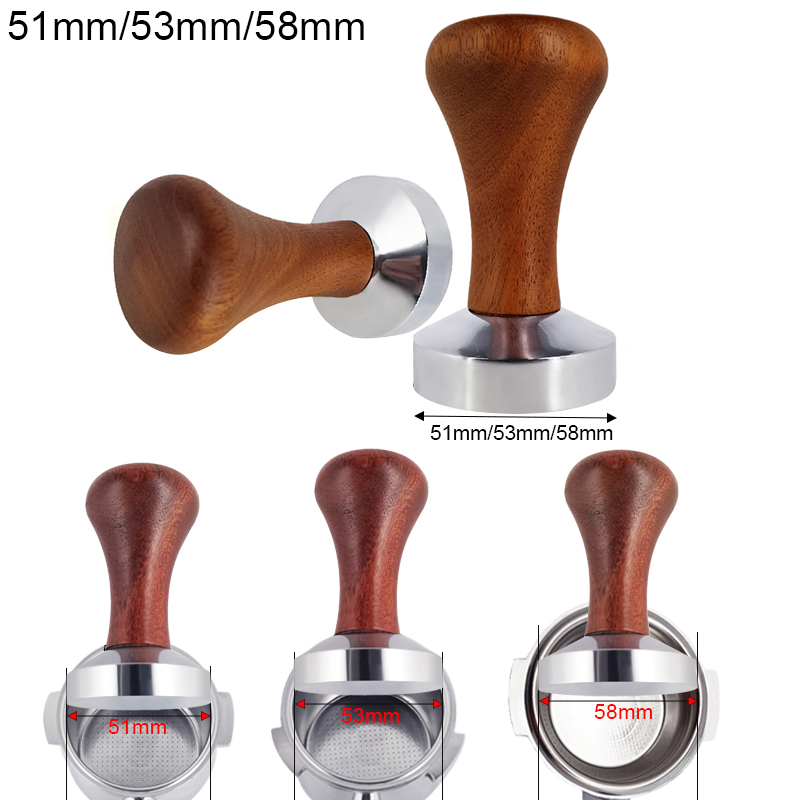 AREYOUCAN Búa Bột Nén Cà Phê Bằng Nhôm Cho Bộ Lọc Di Động 51Mm 58Mm Kèm Tấm Lót Cốc