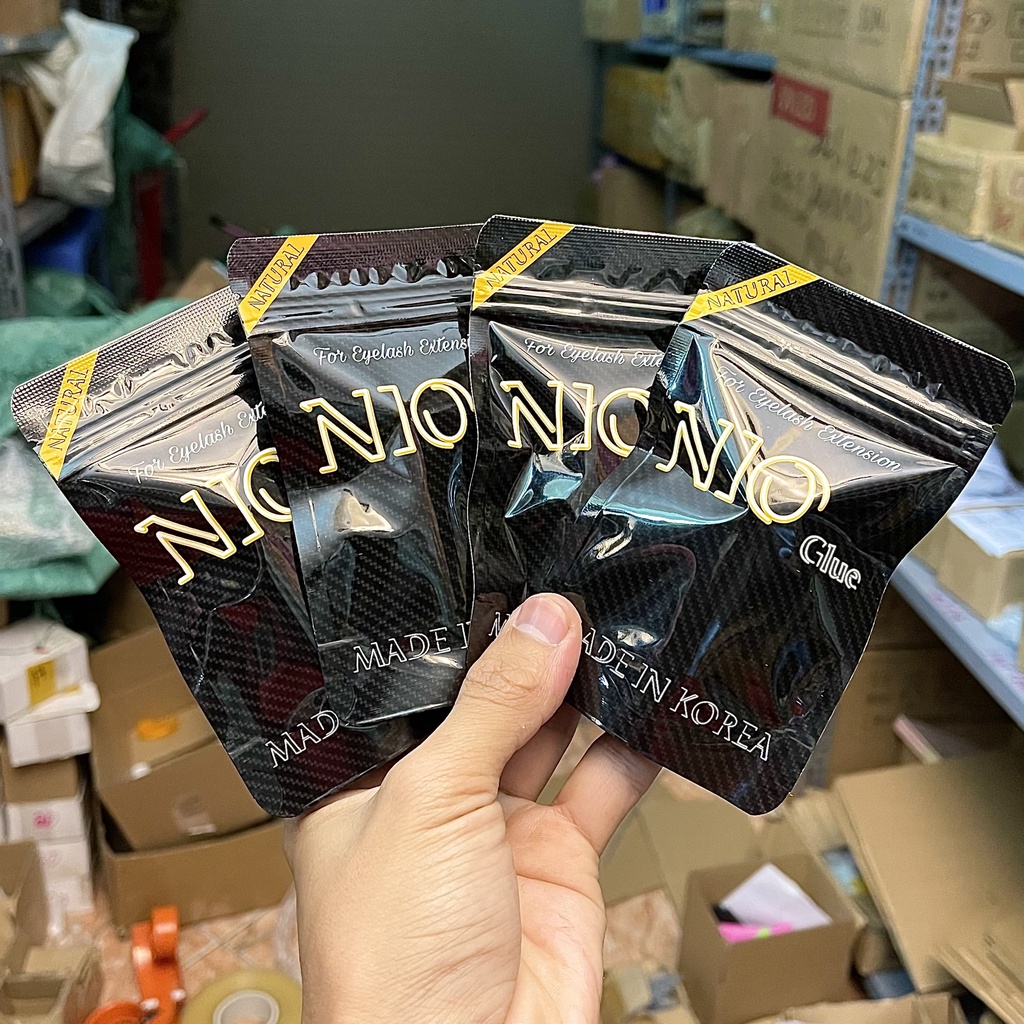 Keo Nối Mi Không Cay Nio Glue Monchery (5ml), Khô Chậm Dành Cho Người Mới Học Nối, Có Thể Tự Nối Được