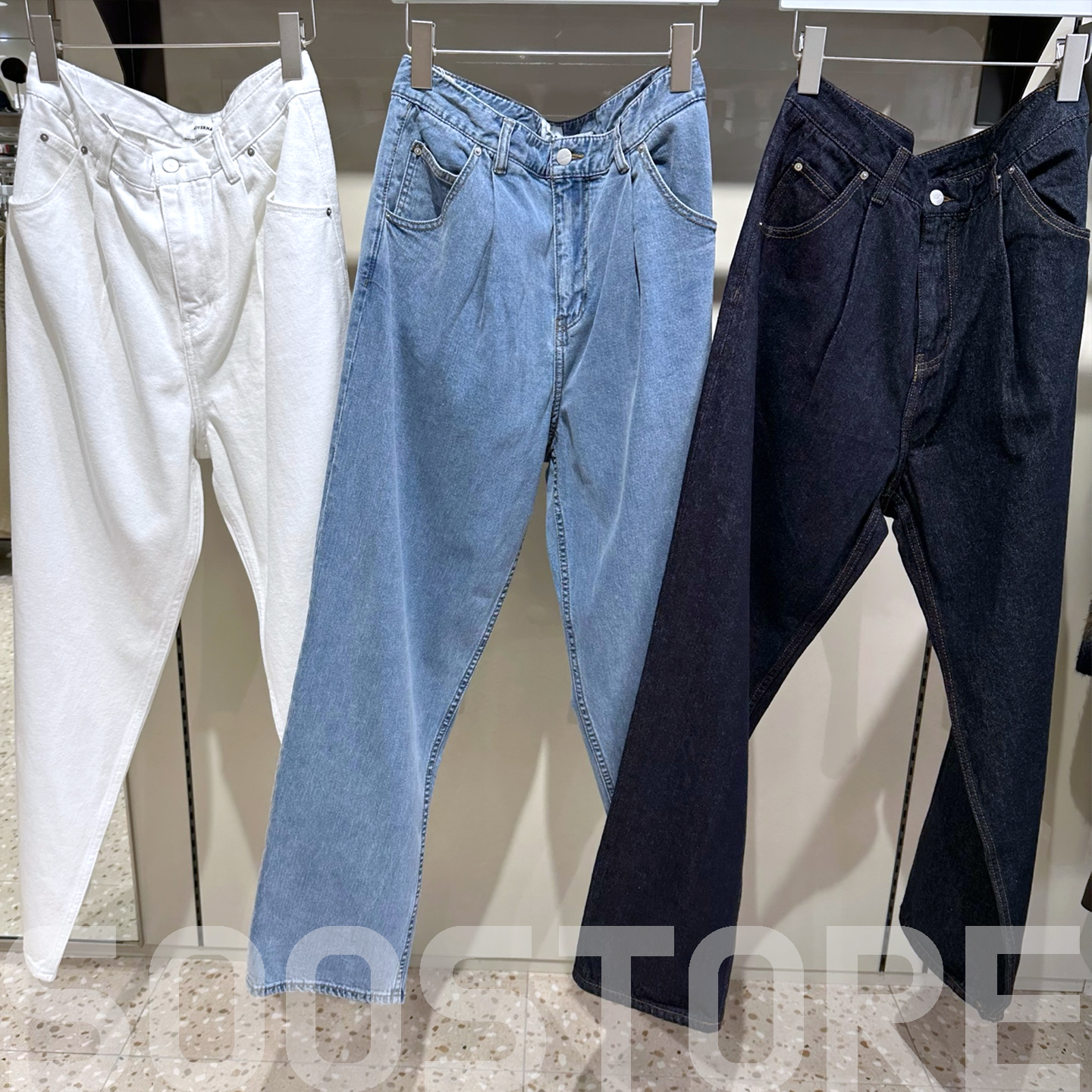 COVERNAT Jeanshose, halbweit waschbar — 3 Farben (2025 NEU)
