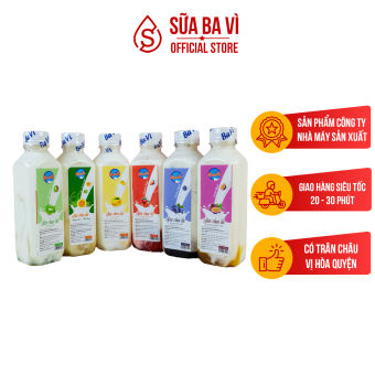 Sữa Chua Lắc Trái Cây Ba Vì
