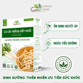 Củ cải trắng sấy khô Goce