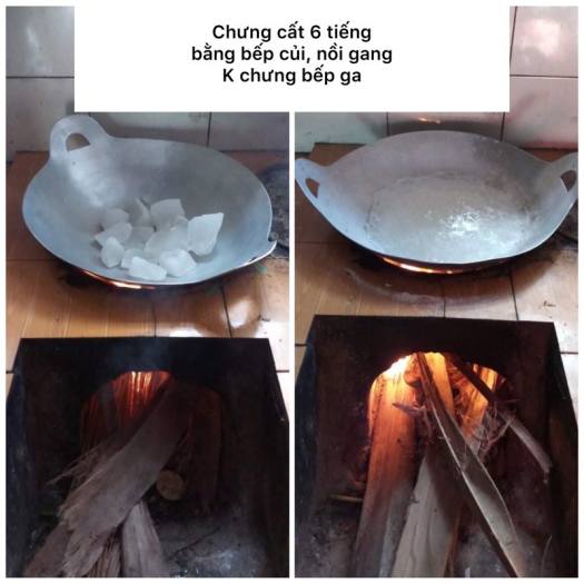 Bột phèn chua chưng cất