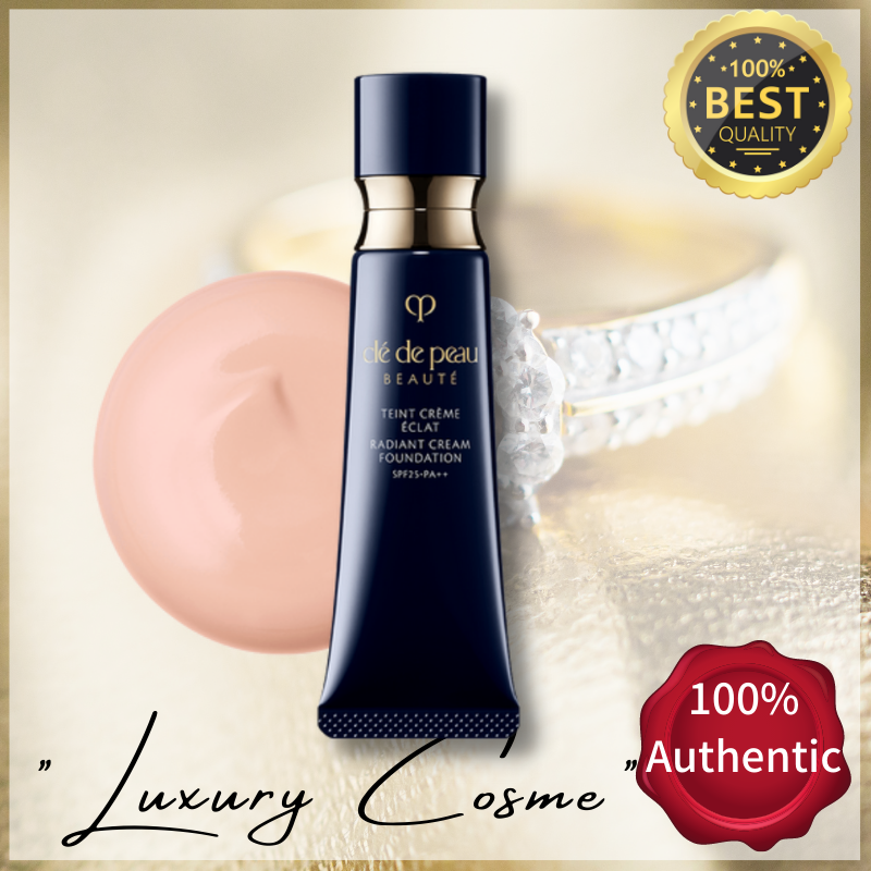 Gambar cle de peau beaute Tancrème Éclat n Cream Foundation SPF25   PA++ Scented with natural rose essence 100%Authentic Direct from japan