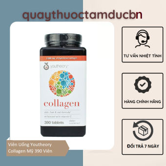 Viên Uống Youtheory Collagen Mỹ 390 Viên