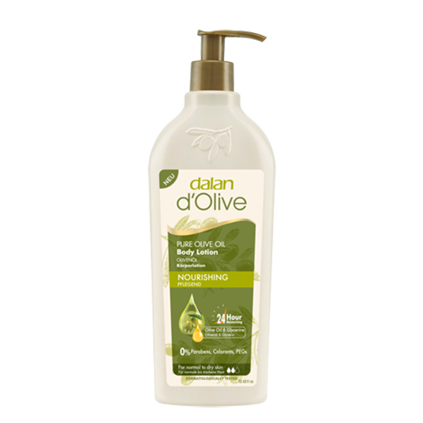 Sữa dưỡng thể giữ ẩm trắng da Dalan D'Olive Pure Olive Oil Body Lotion Nourishing (400ml) Chang Store Online