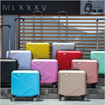 Vali kéo cá nhân kẻ chéo JP chất liệu nhựa ABS bền bỉ