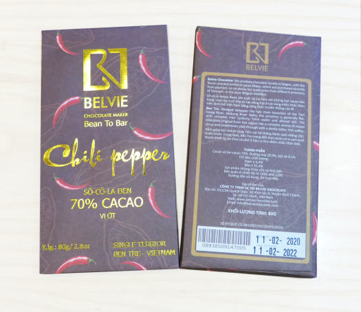 Socola đen vị ớt