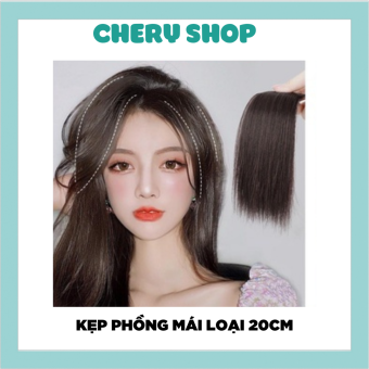 Tóc giả nữ kẹp, kẹp phồng chân tóc nữ phong cách Hàn quốc 20cm