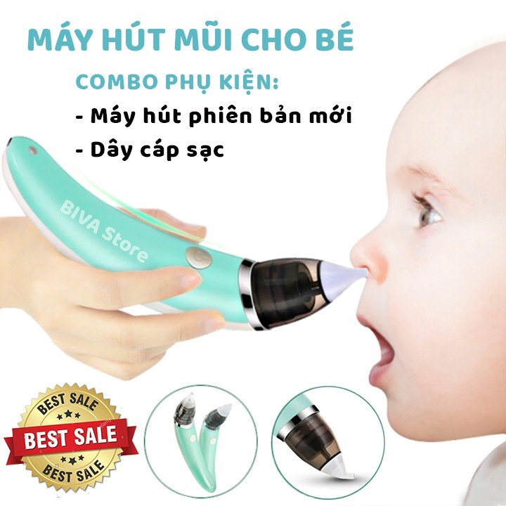Máy hút mũi cao cấp little bee cho bé sơ sinh,máy hút mũi điện tử 5 cấp độ khác nhau,vệ sinh thông mũi tự động cho bé bi nghẹt, viêm, ...hiệu quả an toàn tuyệt đối.