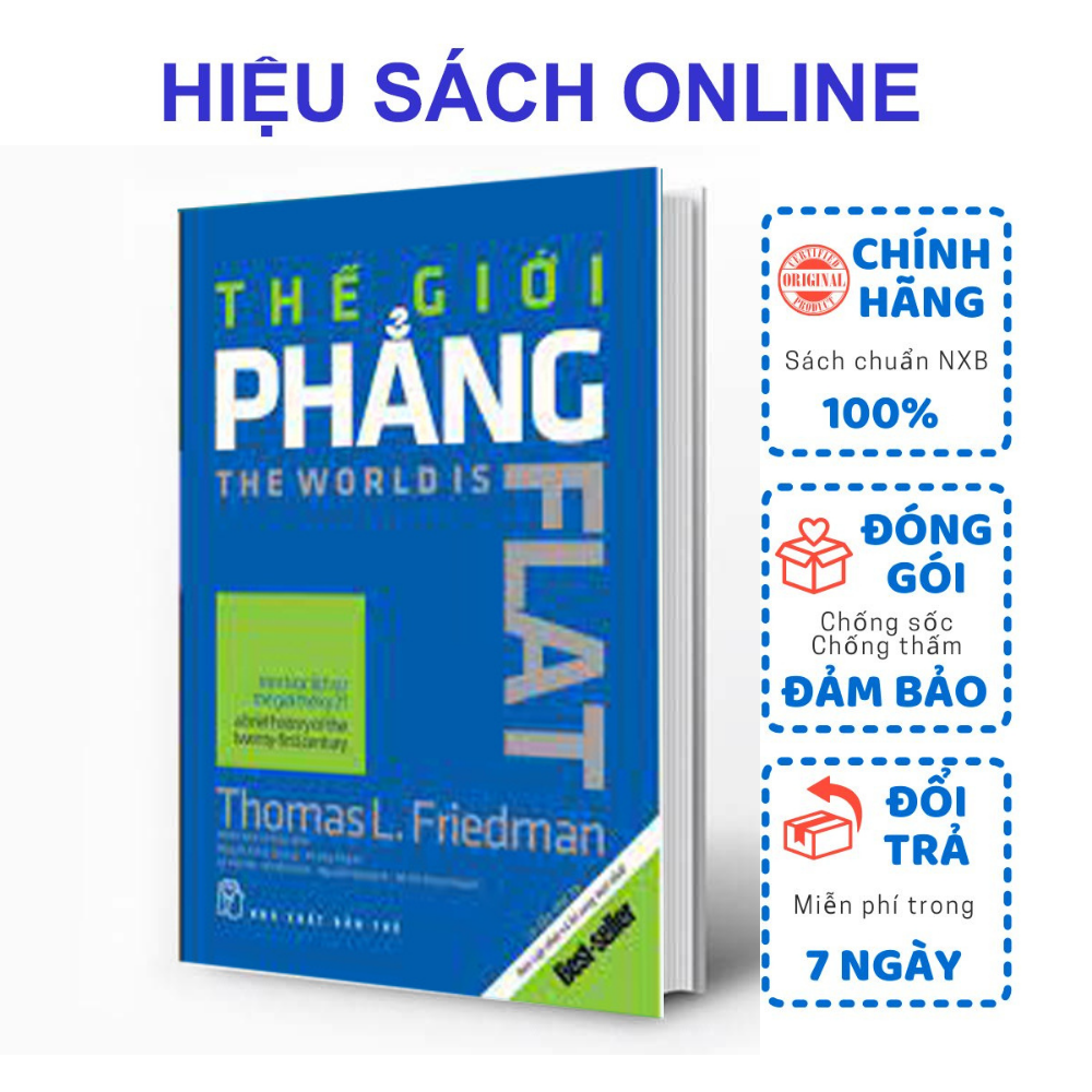 Sách - Thế Giới Phẳng - Tặng kèm bookmark