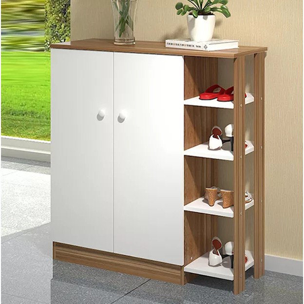 Tủ giày gỗ 80 có cánh, tủ giày gia đình tiện ích