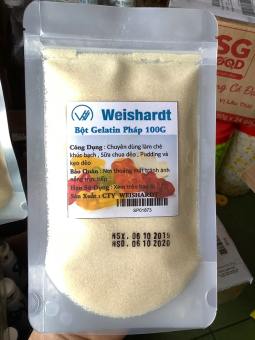 bột Gelatin pháp 100g