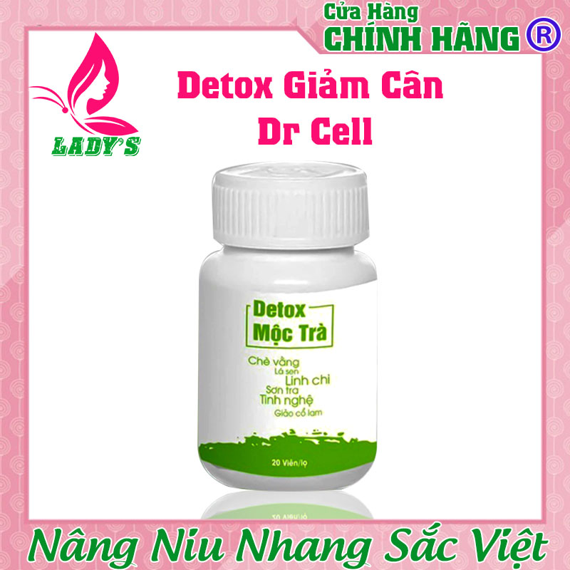 Trà detox giảm cân dr cell, không tăng cân trở lại, an toàn, hiệu quả