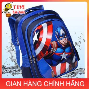 Balo - cặp sách đi học bé trai in 3D các nhân vật Siêu Nhân Batman người nhện TE15